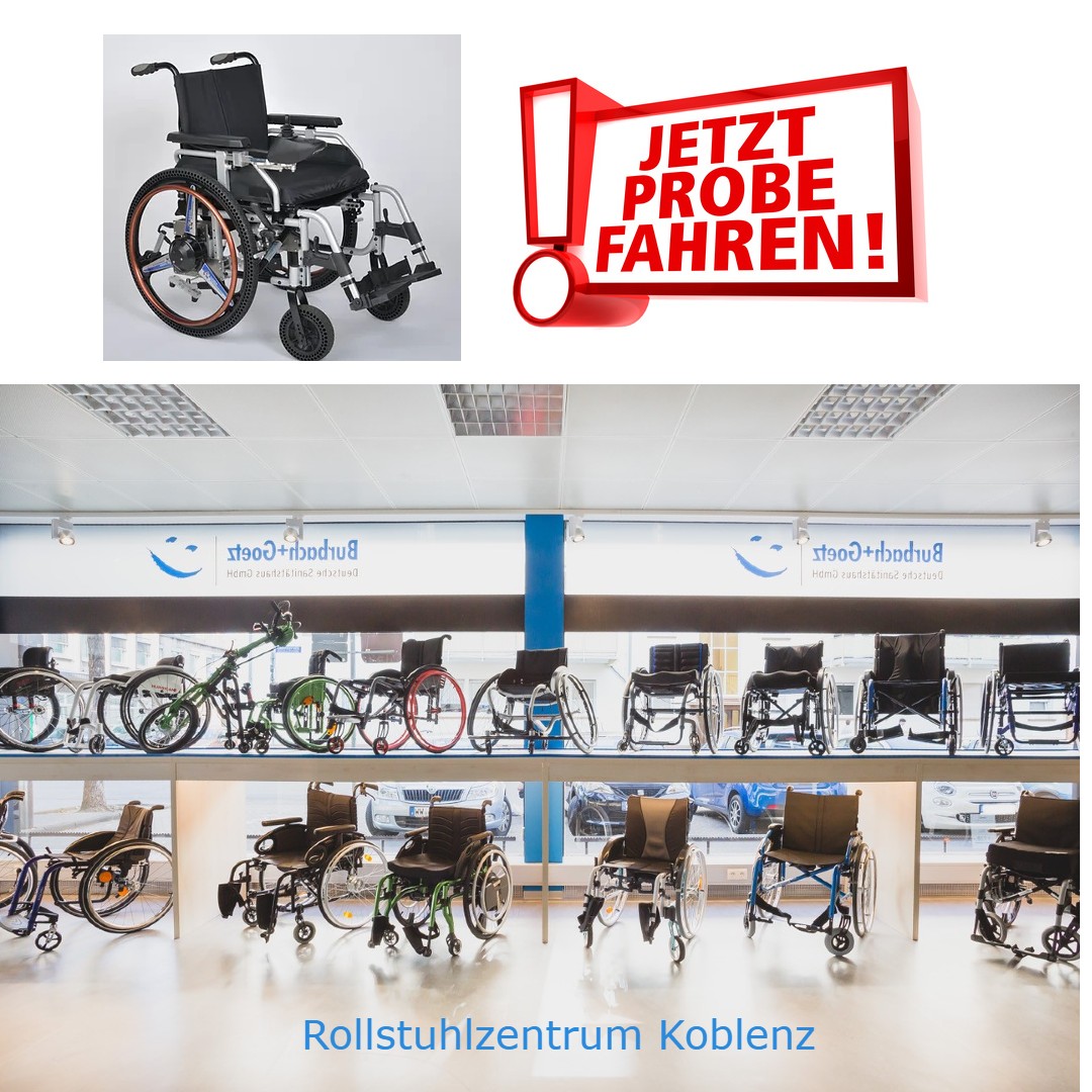 Sie können gerne für eine Probefahrt vorbei kommen, in Ihrem Sanitätshaus Burbach+Goetz