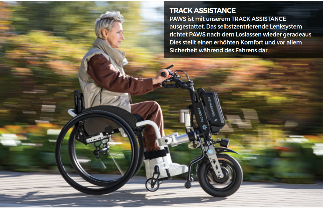 Sicher unterwegs mit dem PAWS Track Assistance