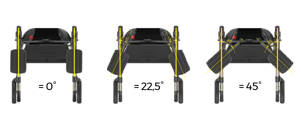 Der neue Navigator AIR Outdoor Arthritis Rollator, HMV, Rollator mit  Unterarmauflagen für den Innen + Aussenbereich, bis 200kg, inkl. Rückengurt  + Softräder, Burbach + Goetz