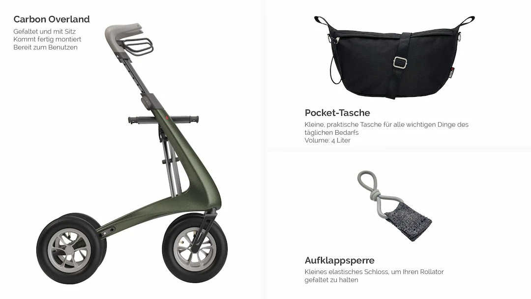 byAcre Rollator Grün