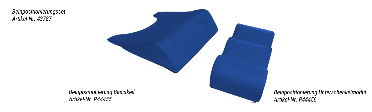 CAREPUR Positionierungsset Einzelteile