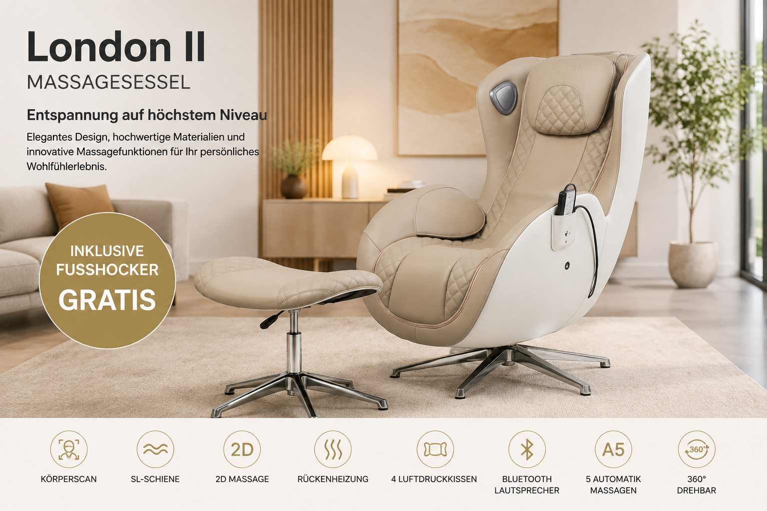Massagesessel London II